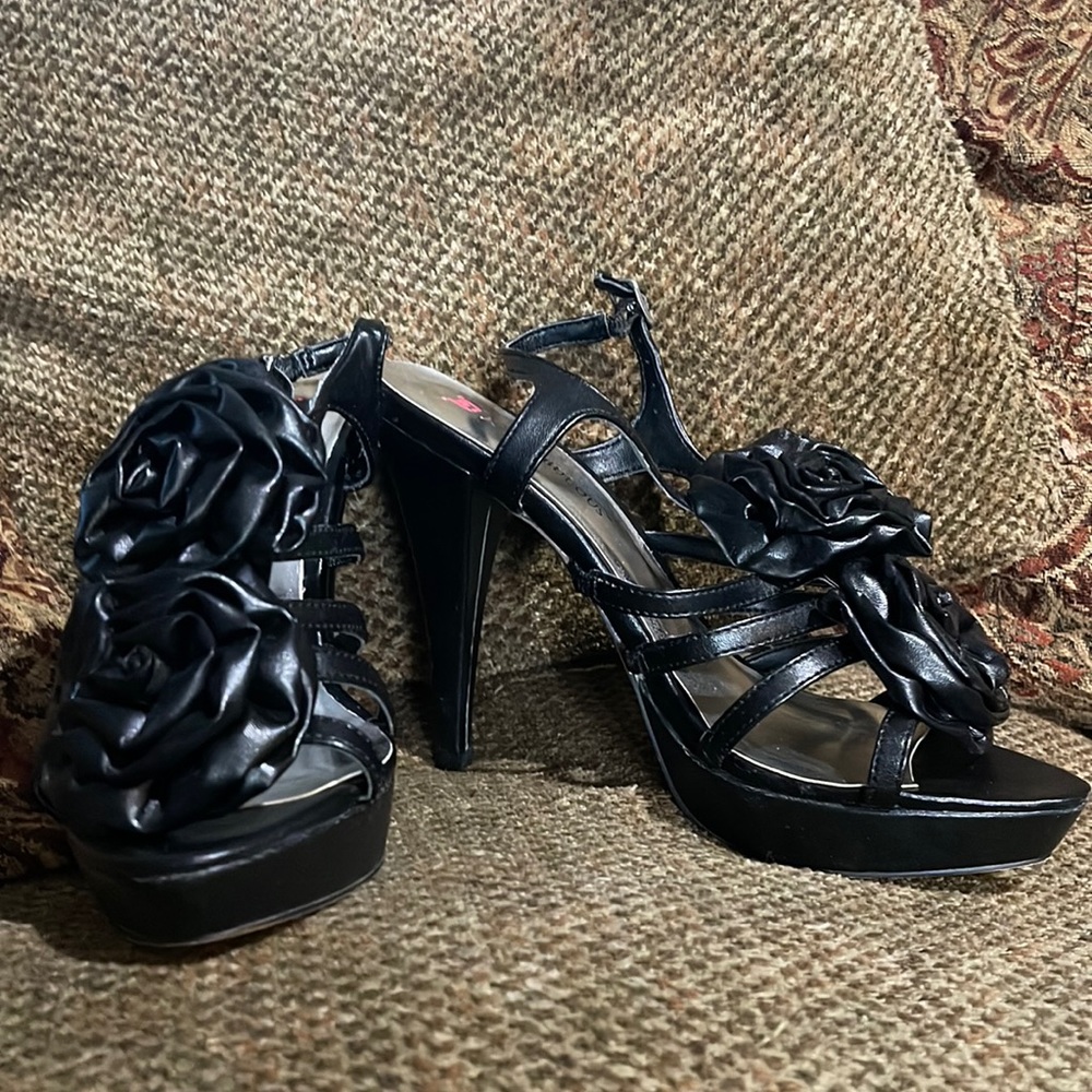 Justfab Ashton Floral Stiletto Sandal